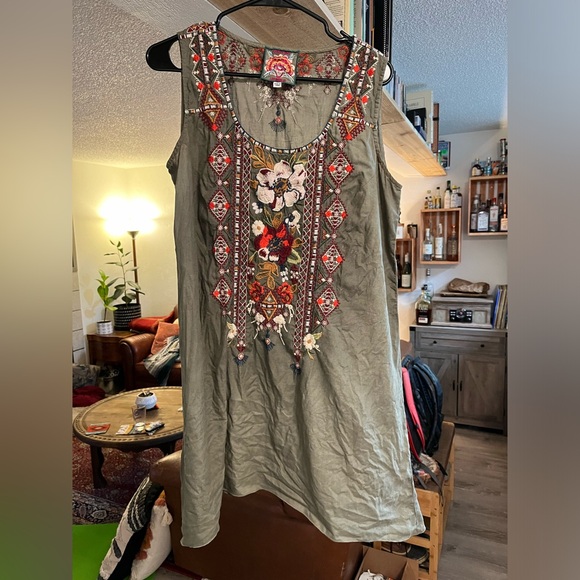 Johnny Was Linen Dress - Picture 6 of 7